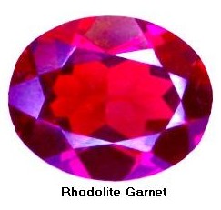RHODOLITE garnet 1 Mahavir Gems